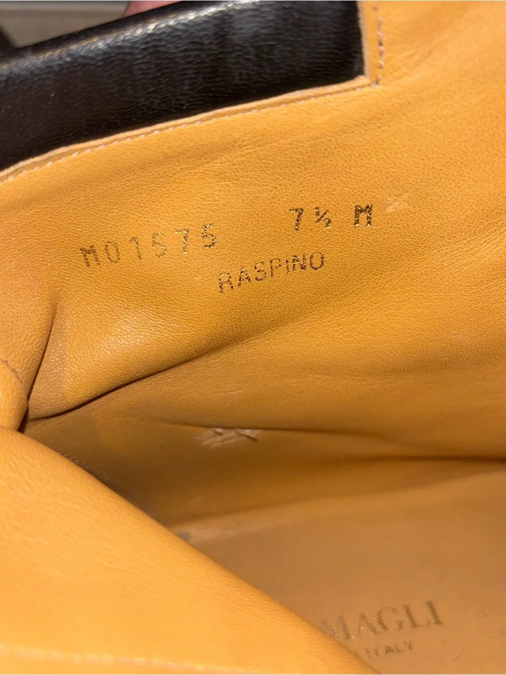 Bruno MAGLI Men’s Raspino Zip Up Boot - Black Leather Size 7.5 M EUC M01575